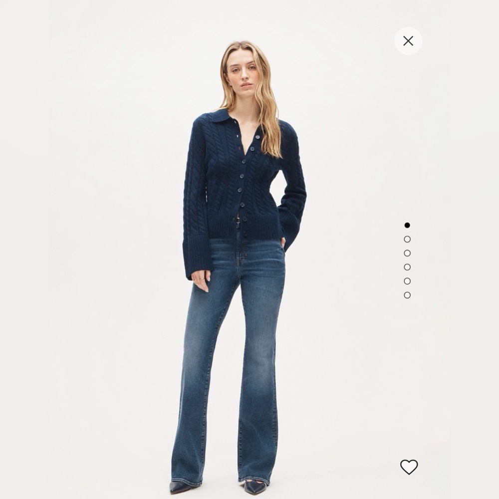 J. Crew Bootcut jean in Henry Louie Wash - Picture 2 of 7